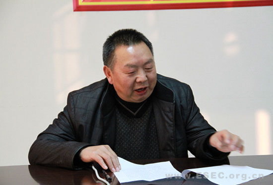 州企联会长王坤元在开通仪式上致辞