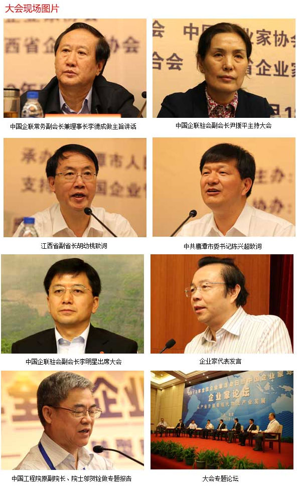 2013年全国企业家活动日暨中国企业家年会在江西鹰潭召开